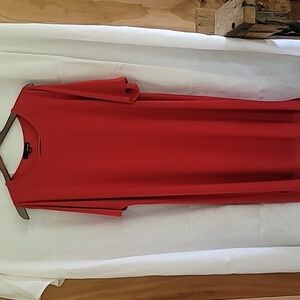 A red midi dress, size XL